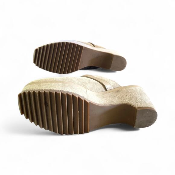 Women’s Pedro Garcia Fabia Suede Clog In Linen Castoro size 10 - Picture 7 of 8